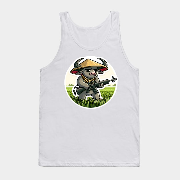 Tactical Buffalo Tank Top by Rawlifegraphic